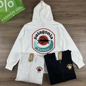 Super Clone Patagonia Hoodies Red Relaxed Fit Straight Shoulders