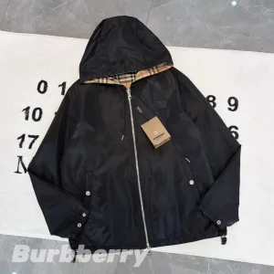 Luxury Burberry Outerwear Ash Polyester Fiber