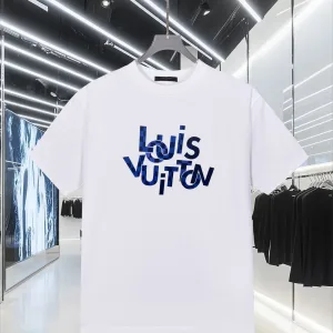 Designer Louis Vuitton Cotton Short-Sleeved T-Shirt