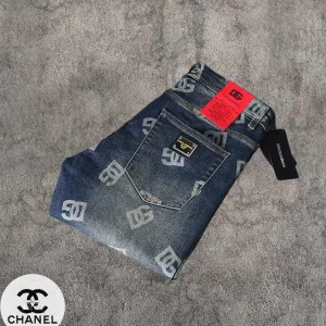 Reps Luxury Dolce & Gabbana Jeans Red Cotton Denim Autumn