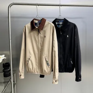 Designer AAA Ralph Lauren Shirts Red Cotton Pure Corduroy Denim Autumn Winter Mid-Autumn Embroidery