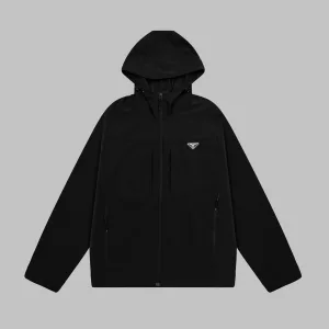 Luxury Prada Waterproof Fabric Coat For Autumn
