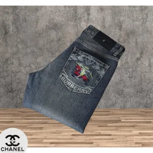 1:1 High Quality Burberry Cotton Jeans For Spring