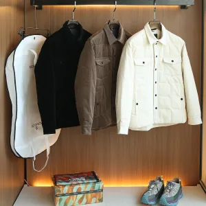 High Quality Designer Moncler Corduroy Down Jacket For Winter