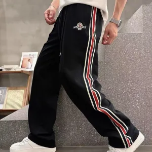 AAA Super Clone Moncler Trousers Red Double-Sided Fabric Winter