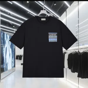 AAA Loewe Short-Sleeved T-Shirt Ash Denim