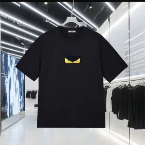 Designer Fendi Short-Sleeved T-Shirt Ash