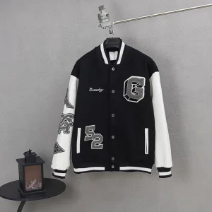 Designer High Quality Givenchy Leather Baseball Uniform
