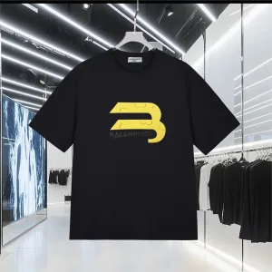 Designer Balenciaga Short-Sleeved Shirt Ash
