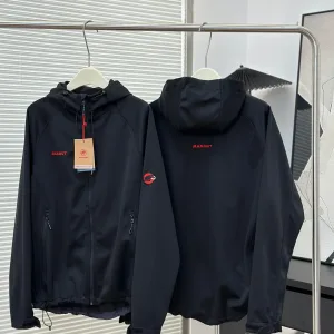Designer High Quality Mammut Outerwear Red Softshell Fabric Fleece