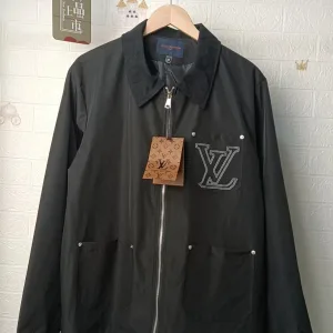 Luxury Louis Vuitton Corduroy Outerwear For Autumn