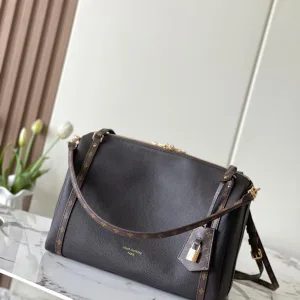 AAA Express Key Pouch Brown Cowhide Jacquard