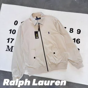 High Quality Ralph Lauren Coat Red Cotton Pure Embroidery 3D