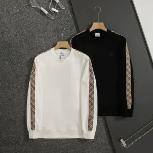 Luxury Super Clone Burberry Sweatshirt Red Eva Cotton Pure Autumn Winter