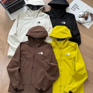 Luxury North Outerwear Red Water-Repellent Fabric