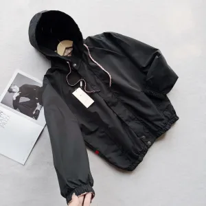 Designer Luxury Gucci Coat Ash Polyester Jacquard Clean Lines Daily Commute