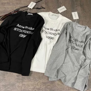 AAA Reps Acne Studios Long Sleeves Ash Cotton Pure Autumn