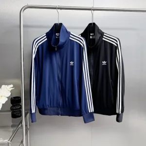 Super Clone Adidas Coat Red Jacquard Autumn Winter Early