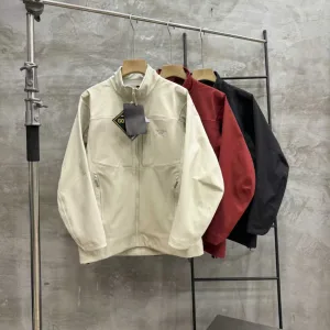 Luxury Archaeopteryx Jacket Red Nylon Spandex Fleece Winter