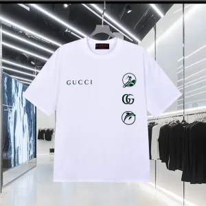 1:1 Gucci Suede Short-Sleeved T-Shirt