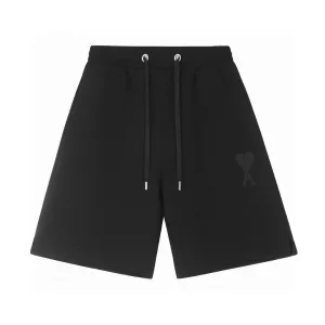 Luxury AAA Ami Shorts Red Cotton Pure
