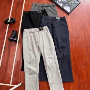 Reps Lululemon Casual Trousers Blue Spandex Exquisite Workmanship Lightweight Outdoor Autumn Early Overlock Stitching Patch