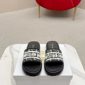 High Quality Aaa Dior Epoxy Resin Slippers For Spring