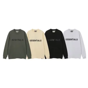 High Quality Super Clone Fear Of God Long-Sleeved Shirts Red Environmentally Friendly Dyeing