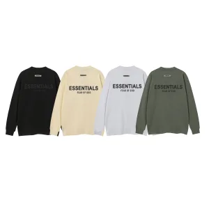 Designer Reps Fear Of God Long-Sleeved Shirts Red Cotton Combed Adhesive Woven Fabric Satin Lace Autumn Winter