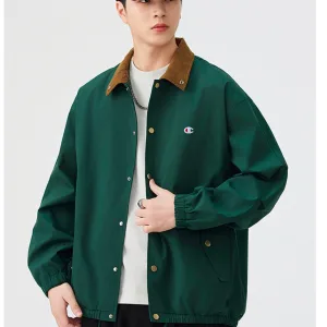 Reps Champion Outerwear Red Polyester Fiber Autumn