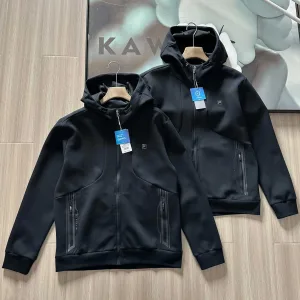 AAA Fila Jacket Red Professional Outdoor Vibe Spring Autumn Slim Fit 3D Logo