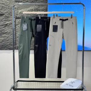 Luxury Archaeopteryx Trousers Green Nylon Spandex