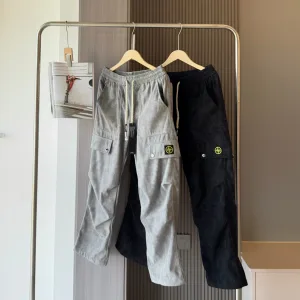 Super Clone AAA Stone Island Casual Pants Red Autumn