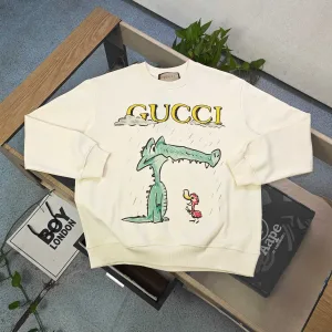 High Quality Luxury Gucci Sweatshirt Red Street Style A Touch Of Understated Luxury Autumn Winter And
