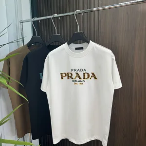 Aaa Prada Cotton Short Sleeves For Autumn