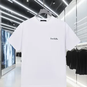 Luxury 1:1 Louis Vuitton Cotton Short-Sleeved T-Shirt