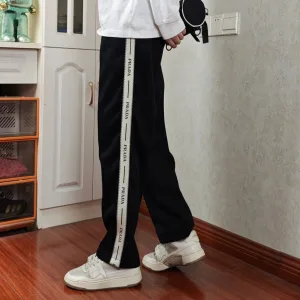 Reps High Quality Prada Trousers Black Jacquard Double-Sided Fabric