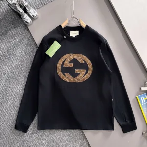 High Quality Gucci Cotton Long-Sleeved T-Shirt For Fall