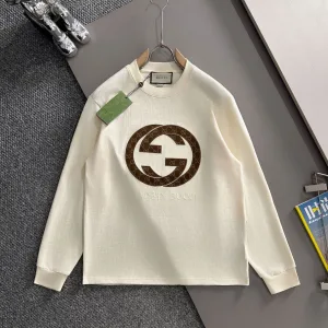 Aaa Luxury Gucci Cotton Long-Sleeved T-Shirt For Fall
