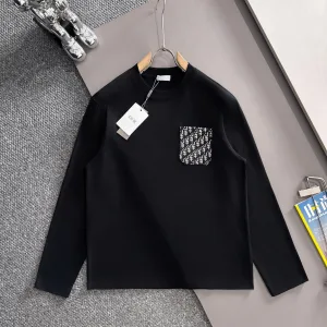 Aaa Luxury Dior Cotton Long-Sleeved T-Shirt For Fall