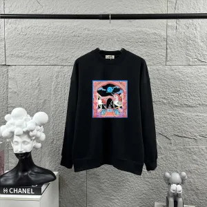 AAA High Quality Hermes Long-Sleeved Pink Autumn Winter Early