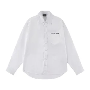 Designer AAA Balenciaga Shirt Red Patch
