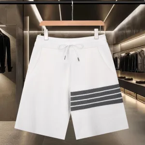 Luxury Thom Browne Knit Fabric Shorts