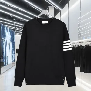 Luxury Thom Browne Jeans Red Cotton Wool