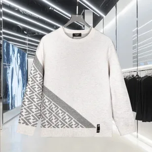 Luxury High Quality Fendi Jacquard Long-Sleeved Shirts For Spring