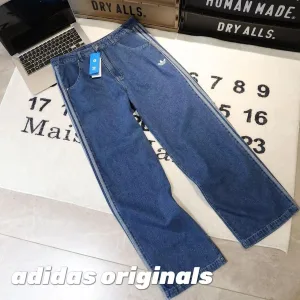 Designer Adidas Jeans Blue Denim Spring