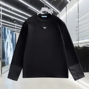 Aaa High Quality Prada Cotton Long-Sleeved T-Shirt