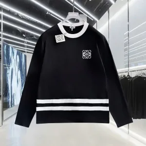 Reps Loewe Long-Sleeved T-Shirt Red Cotton Pure Patch
