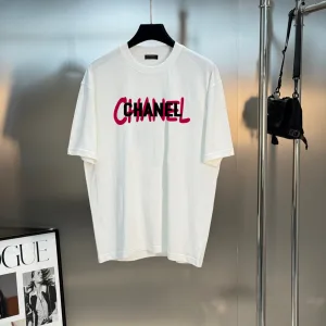 High Quality Chanel Cotton Short-Sleeved T-Shirt