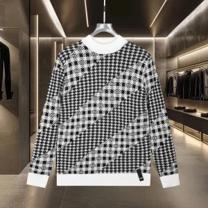 High Quality Fendi Jacquard Long-Sleeved Shirts